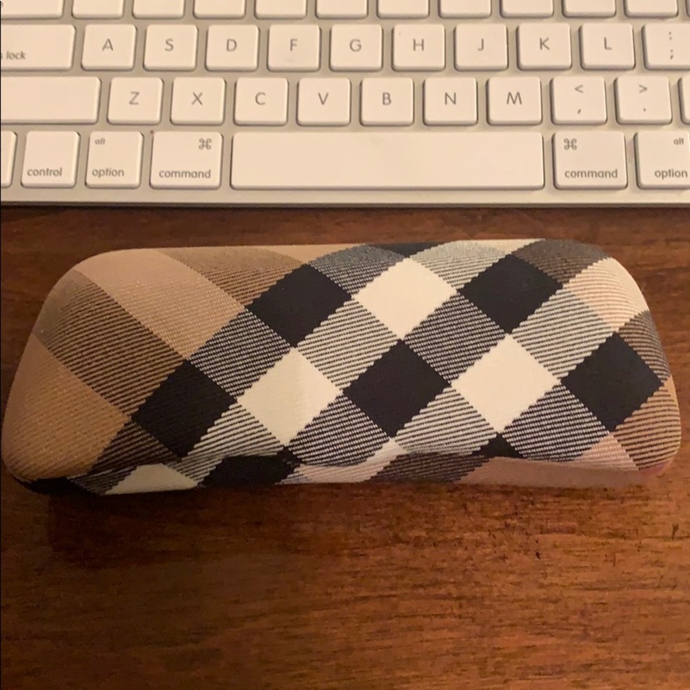 Authentic Burberry Glasses Case and Cloth